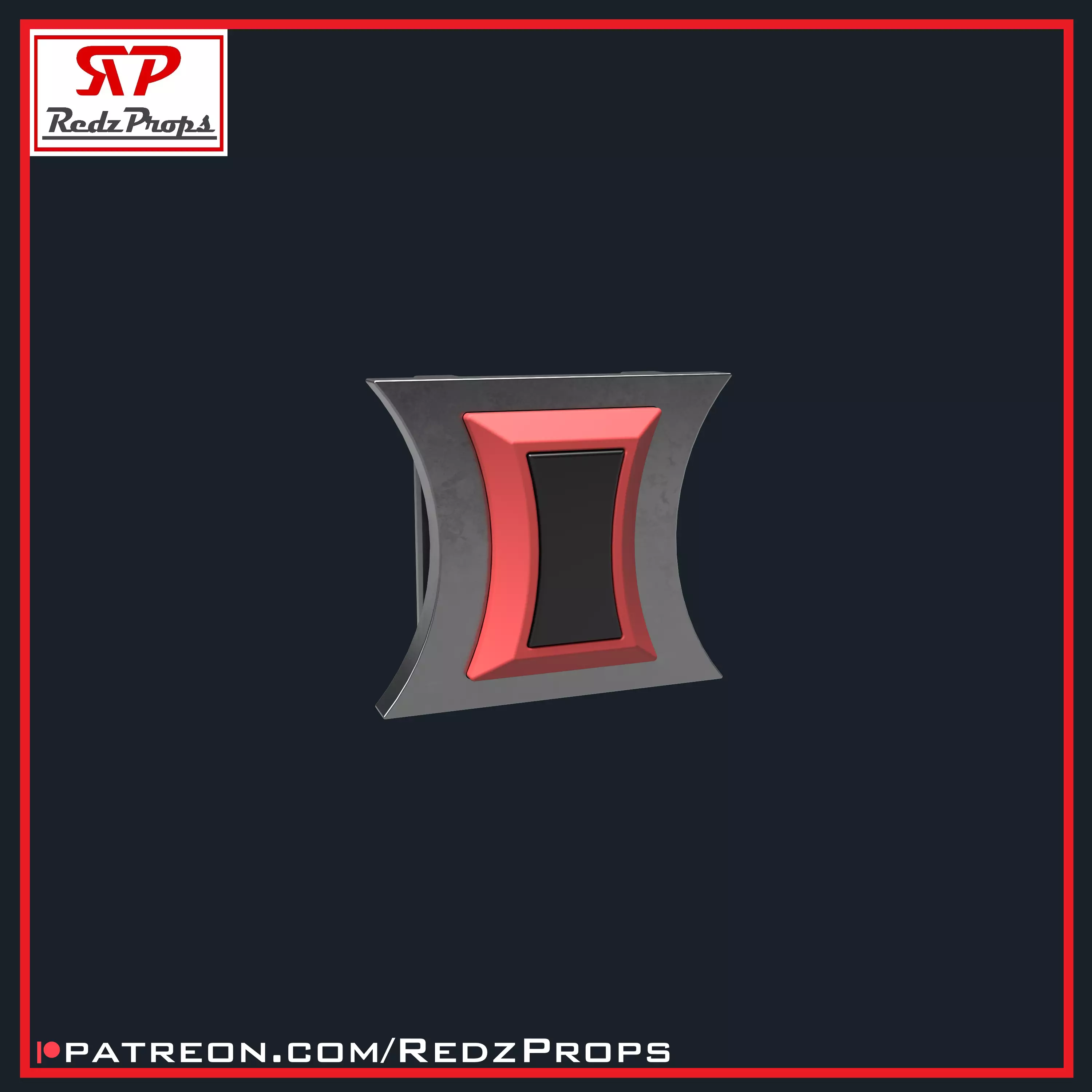 Black Widow Belt Buckle Cosplay Prop 3D print model