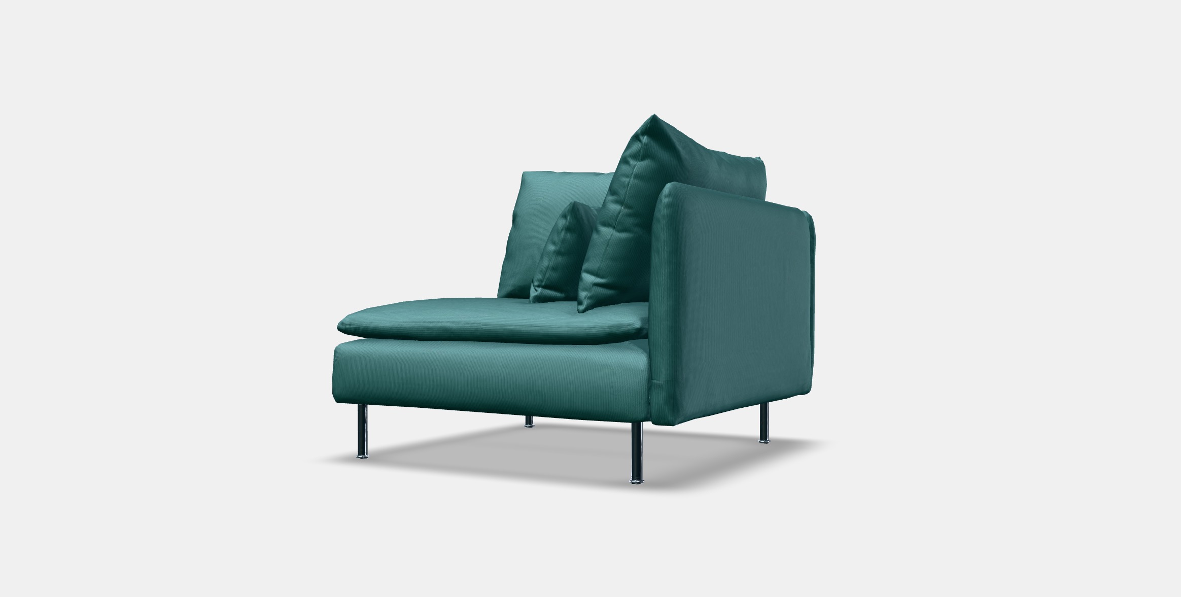 SODERHAMN Cover for corner section 2 Low-poly 3D model_10