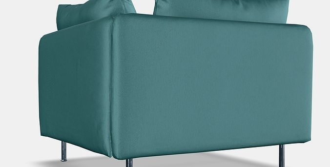 SODERHAMN Cover for corner section 2 Low-poly 3D model 4
