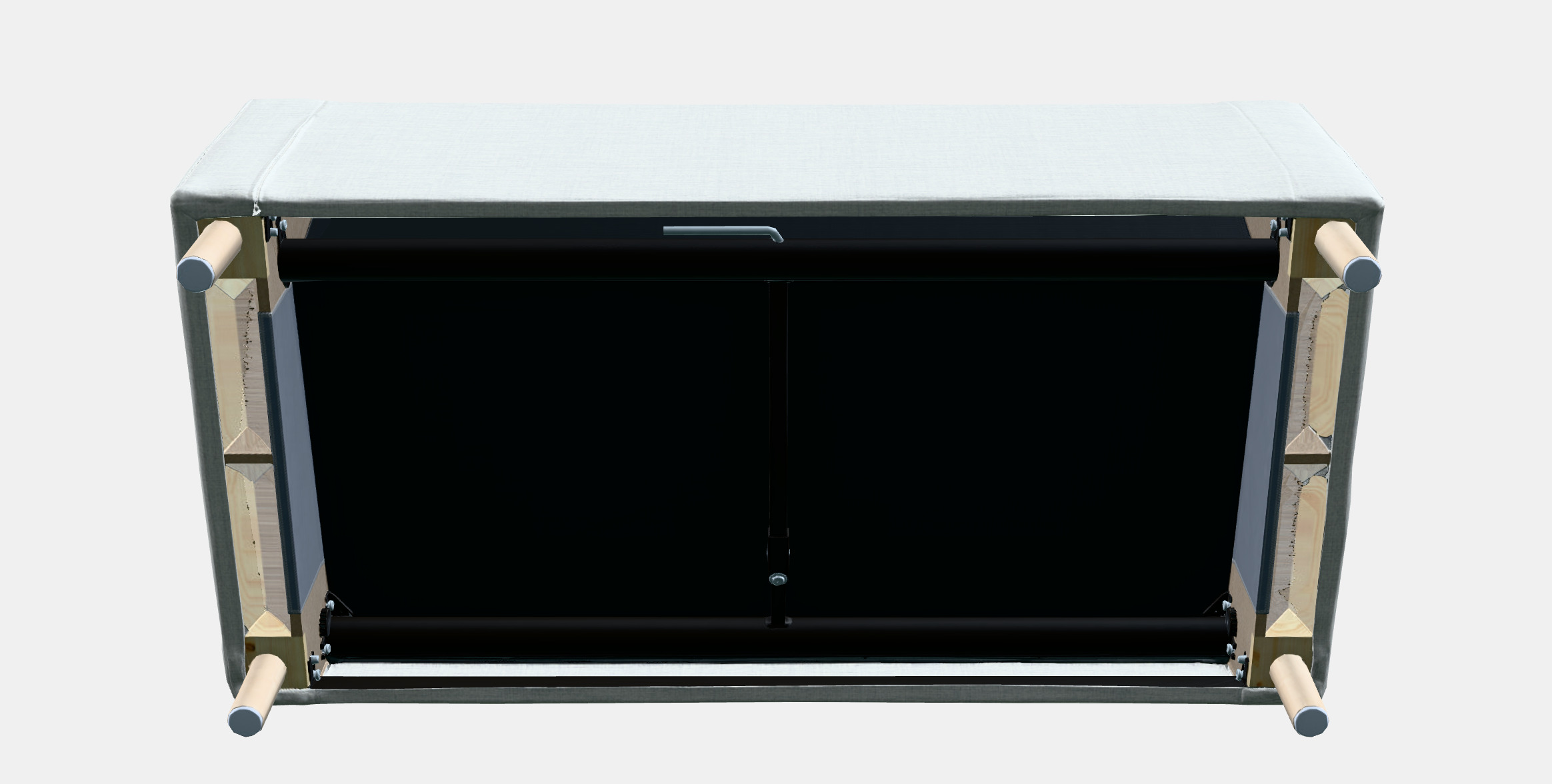 PARUP 2-seat sofa Low-poly 3D model_8