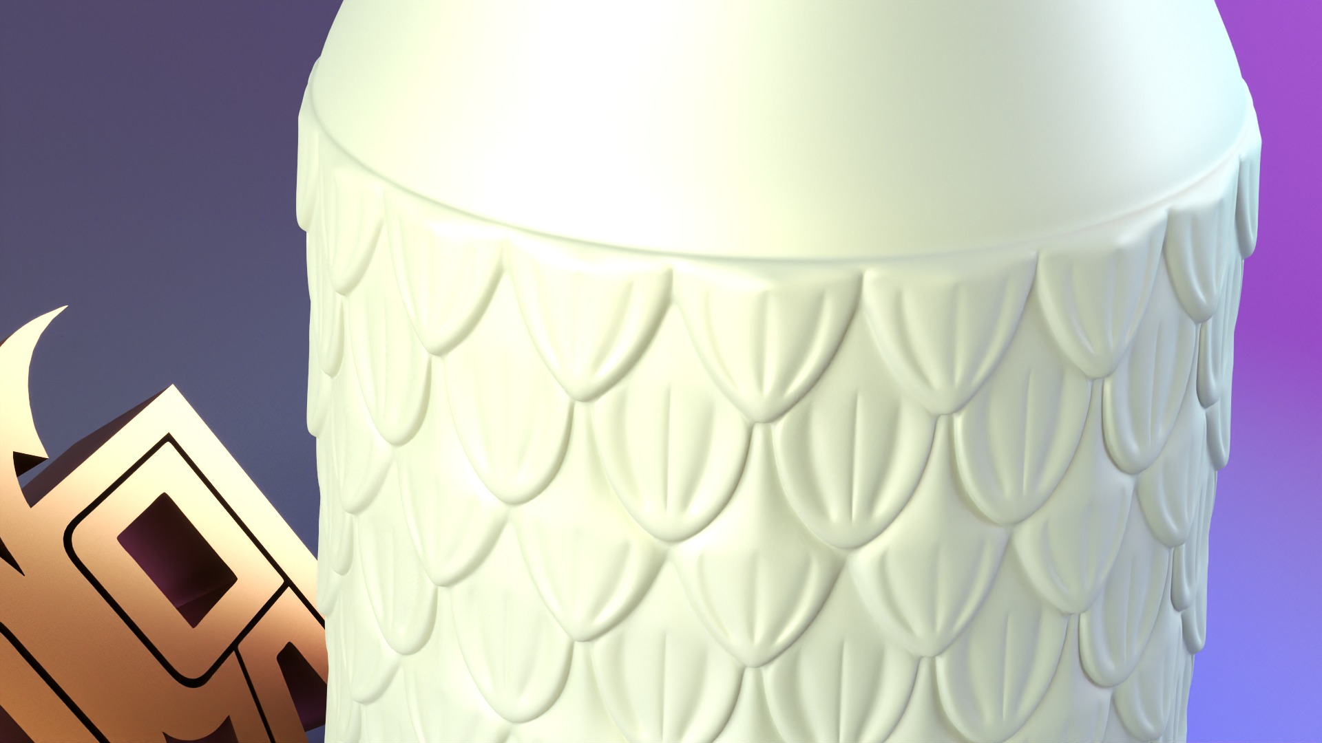 Luxury patterned vase 3D print model_10