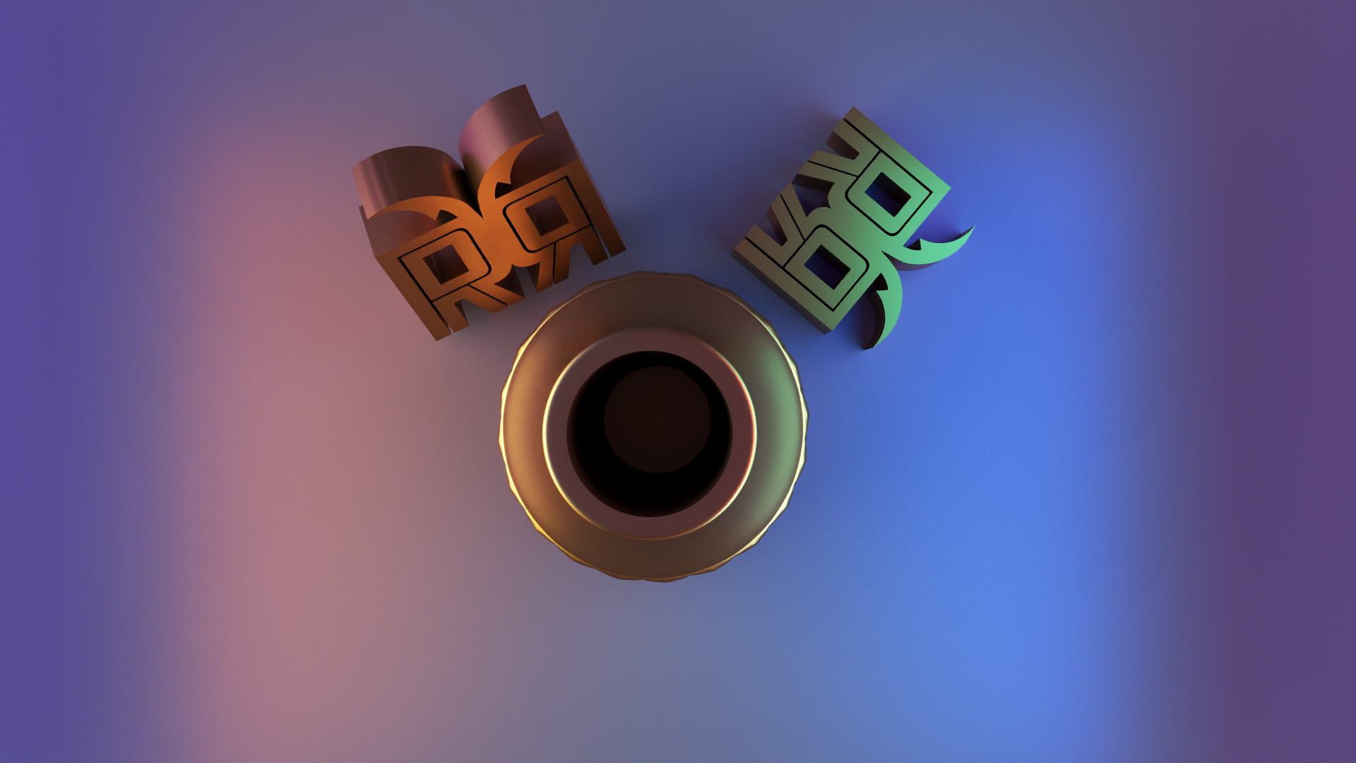 Luxury patterned vase 3D print model_2