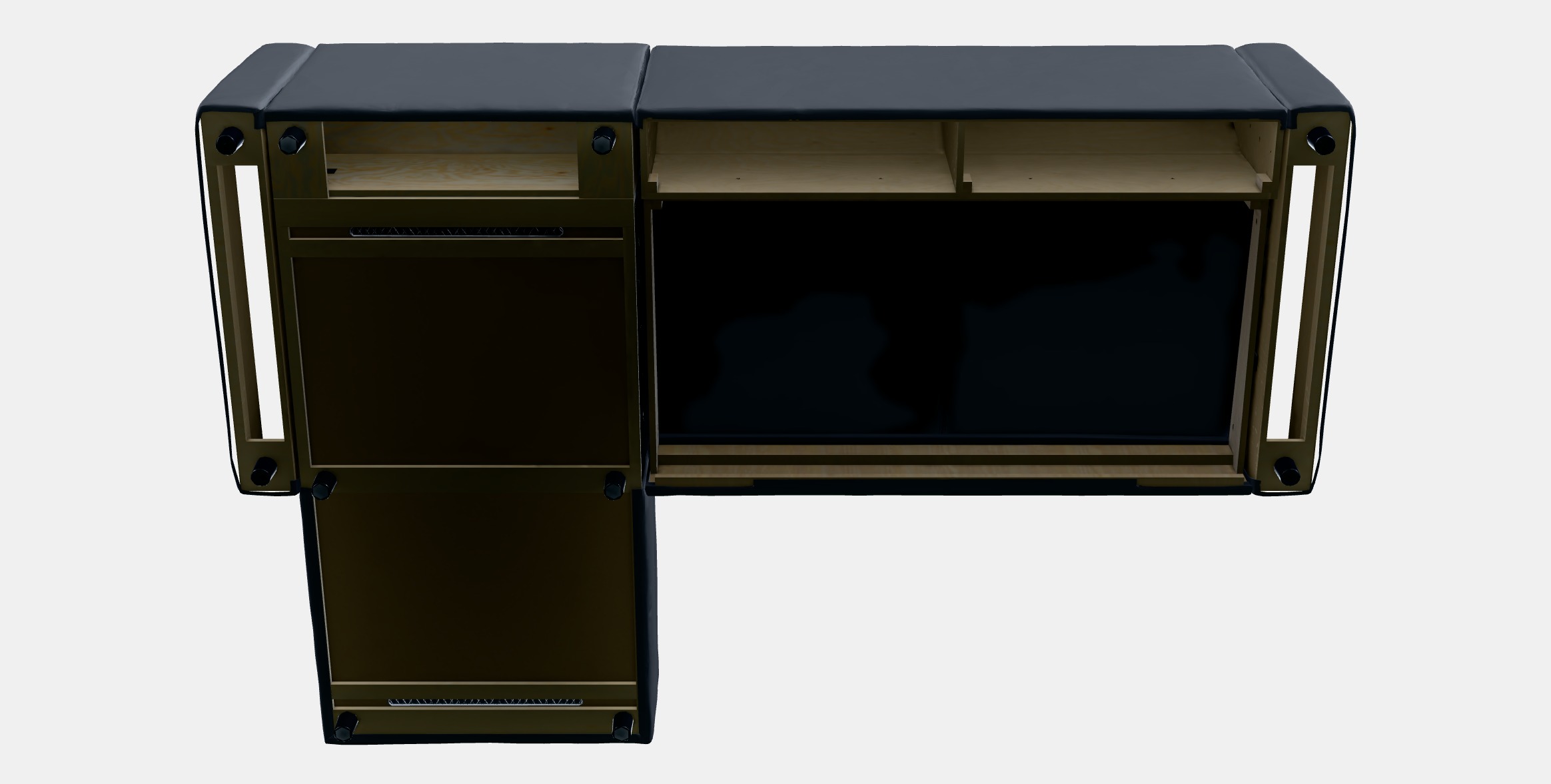 VIMLE Cover 3-seat sofa w chaise longue 3 3D model_10