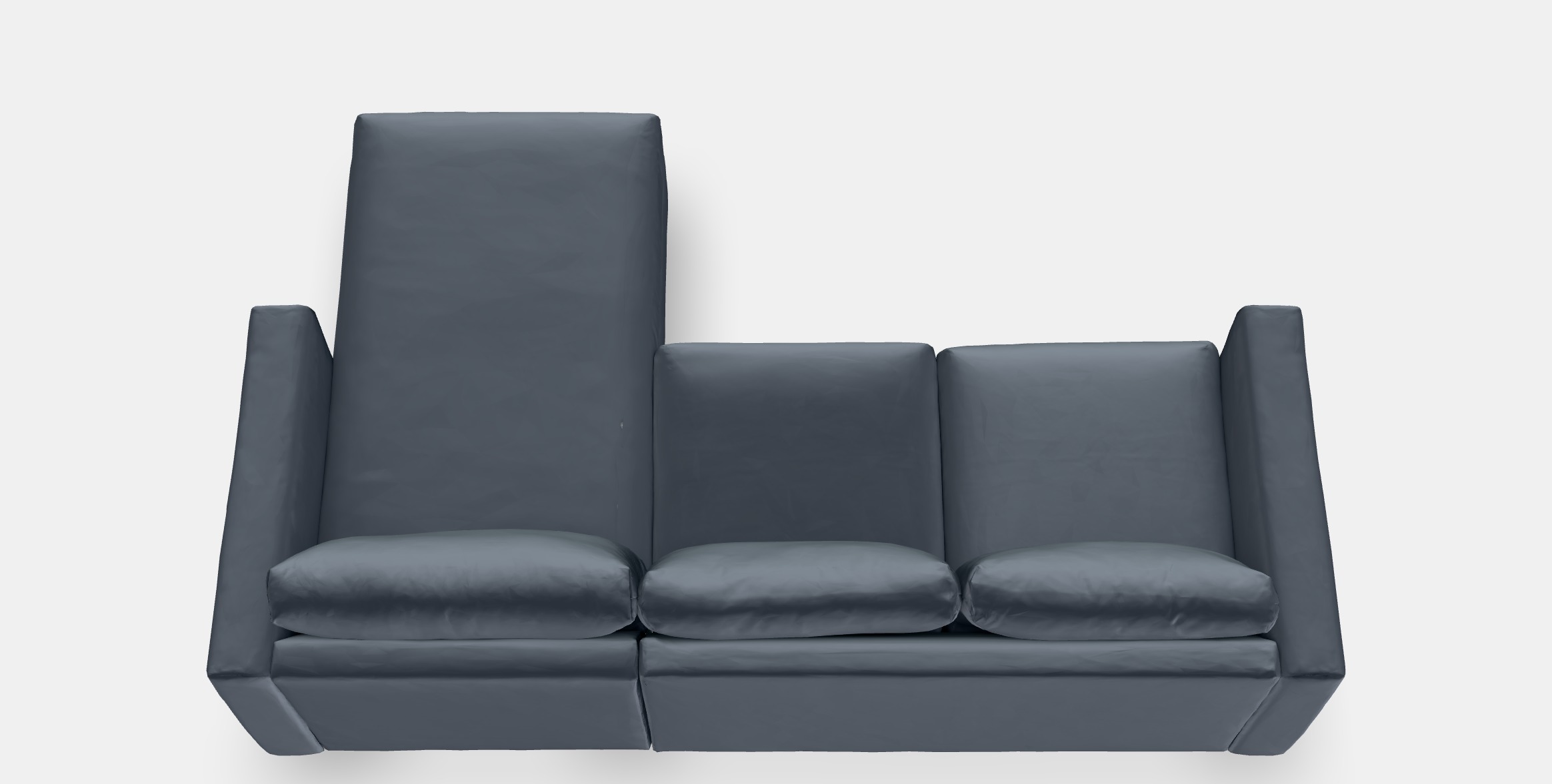 VIMLE Cover 3-seat sofa w chaise longue 3 3D model_4