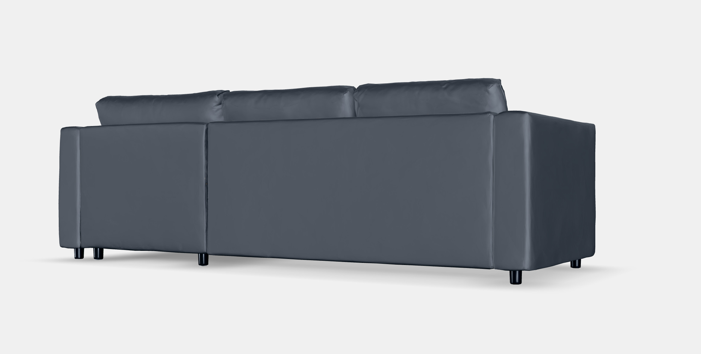 VIMLE Cover 3-seat sofa w chaise longue 3 3D model_7