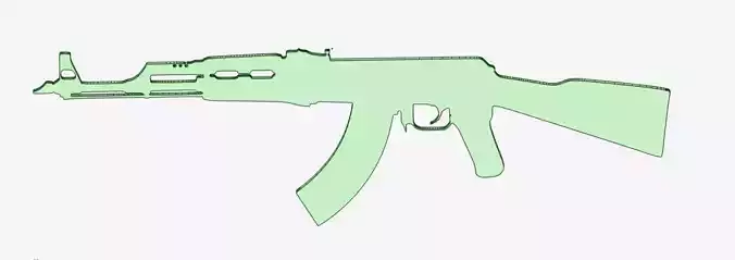 AK47 3d model