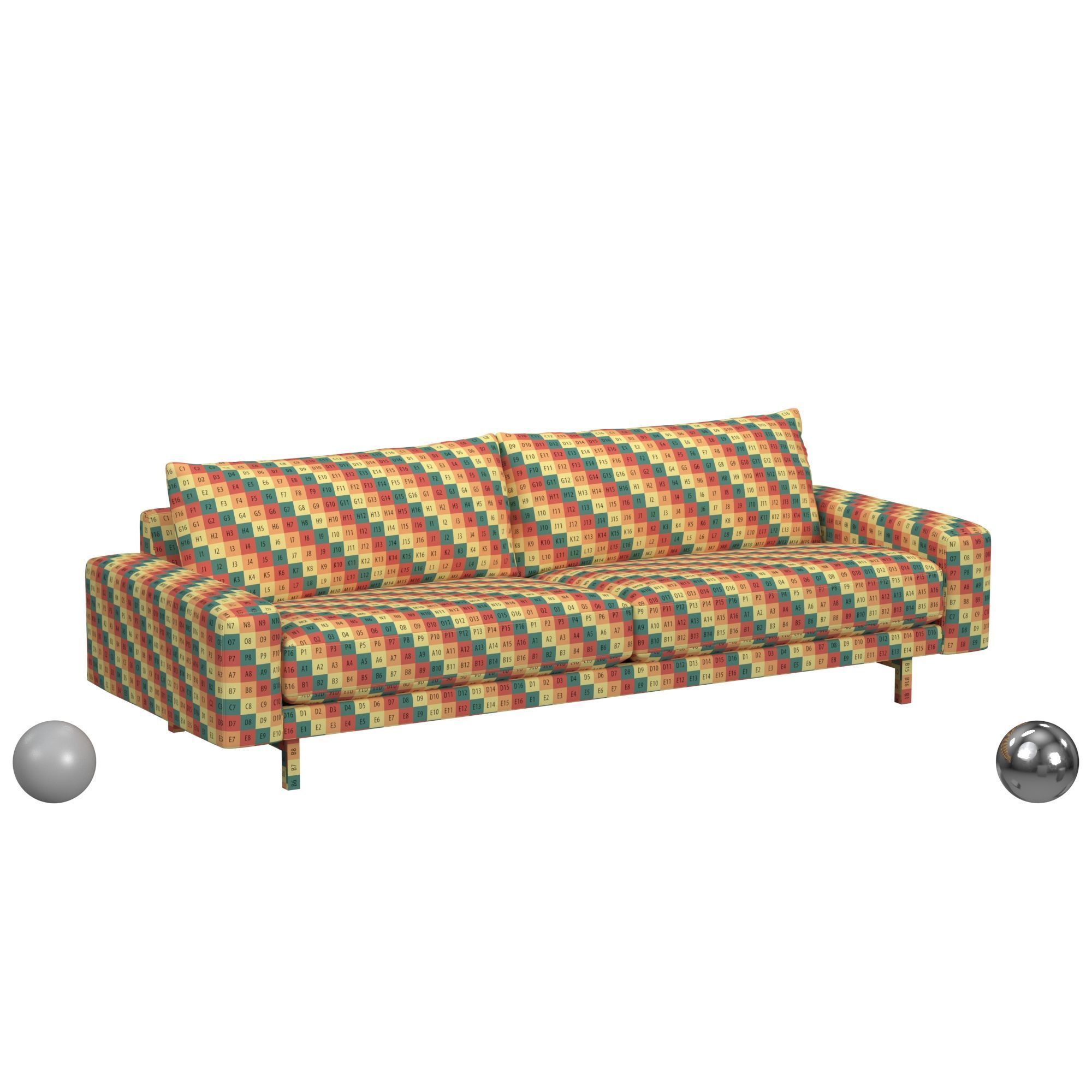 American Leather Copenhagen Sofa 3D model_2
