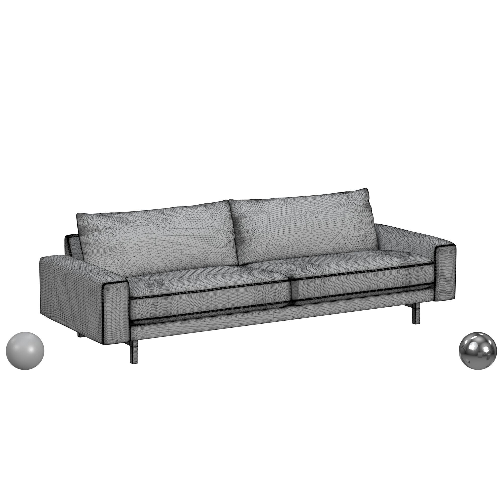 American Leather Copenhagen Sofa 3D model_3