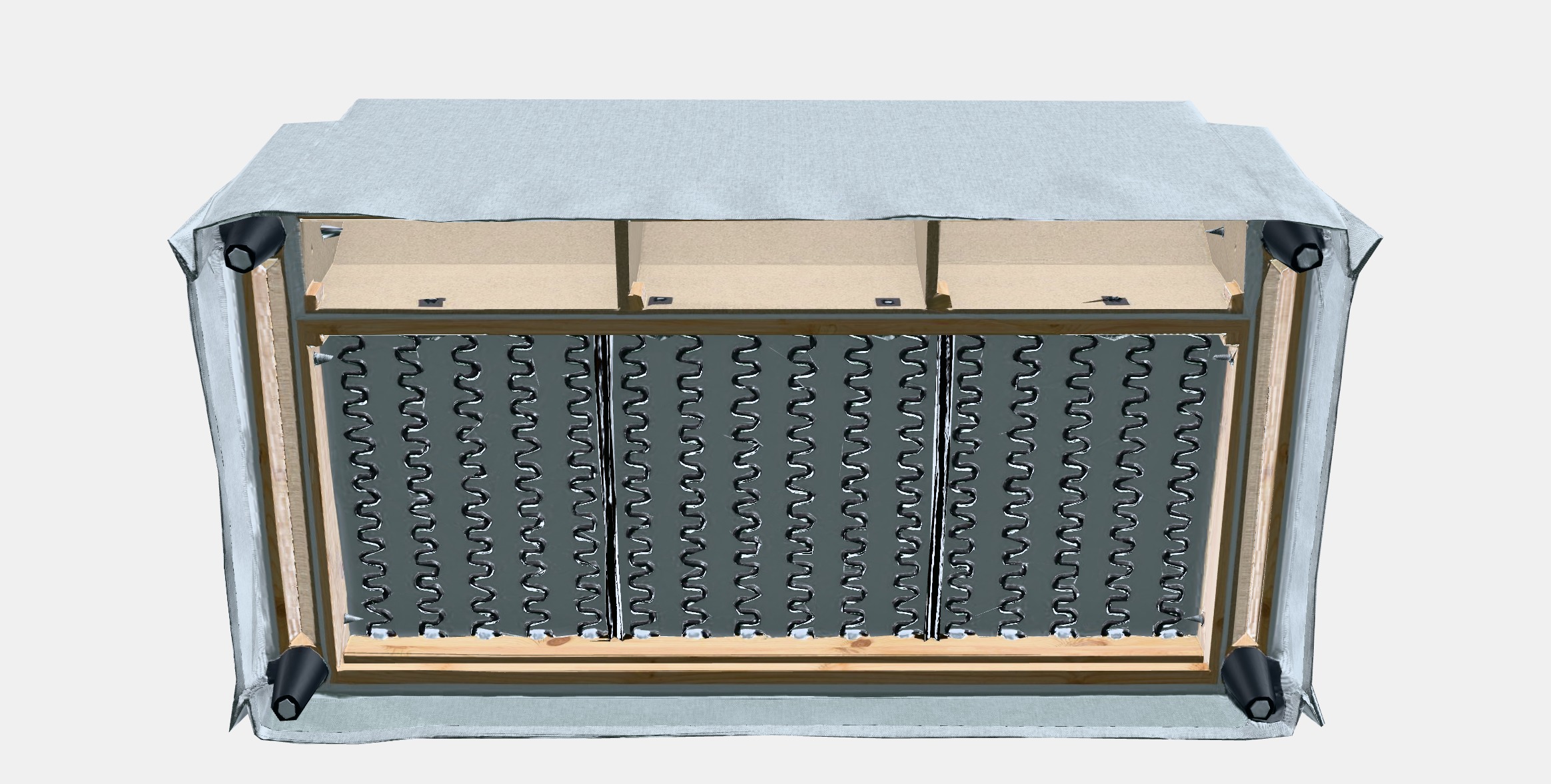 HYLTARP Cover for 2-seat sofa 3 3D model_11