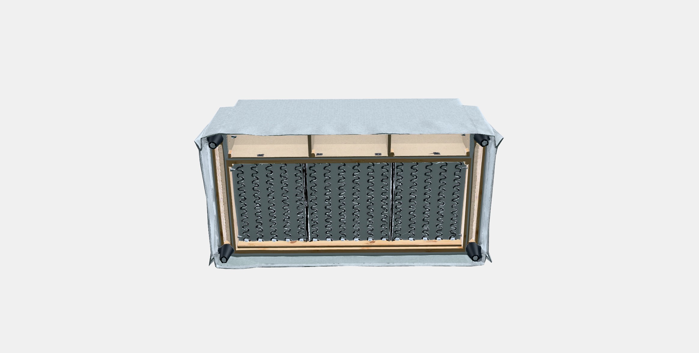 HYLTARP Cover for 2-seat sofa 3 3D model_4