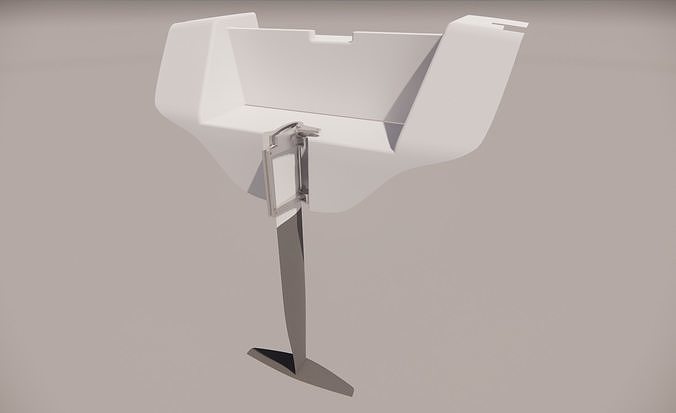 Rudder for boat 3D model