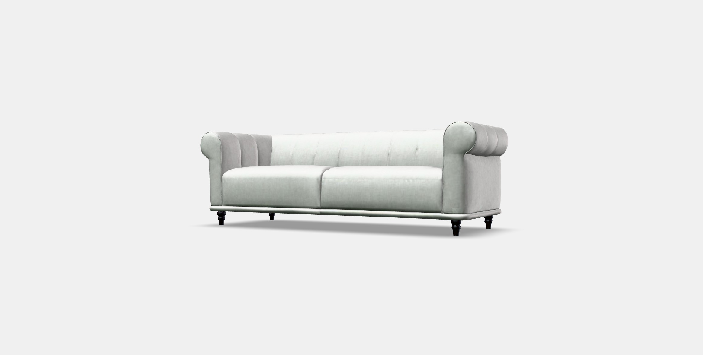 VISKAFORS 3-seat sofa Low-poly 3D model_12