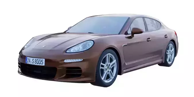Porsche Panamera 4S 3D model Porsche Panamera 4S 3D model