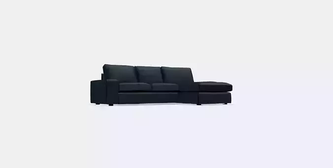 KIVIK 3-seat sofa with chaise longue 2
