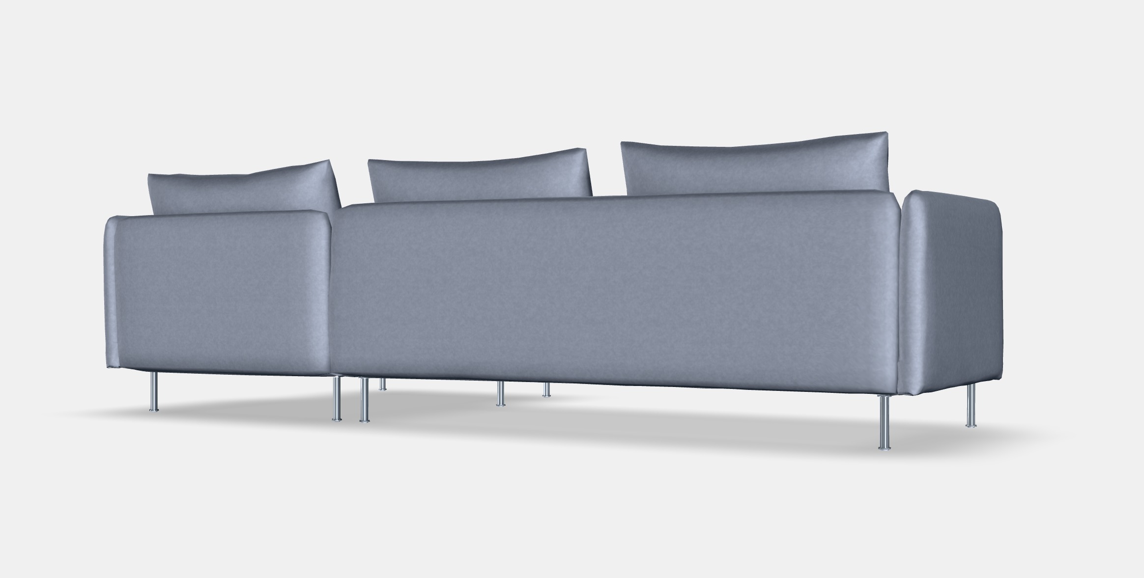 SODERHAMN 4-seat sofa with chaise longue 3 3D model_4