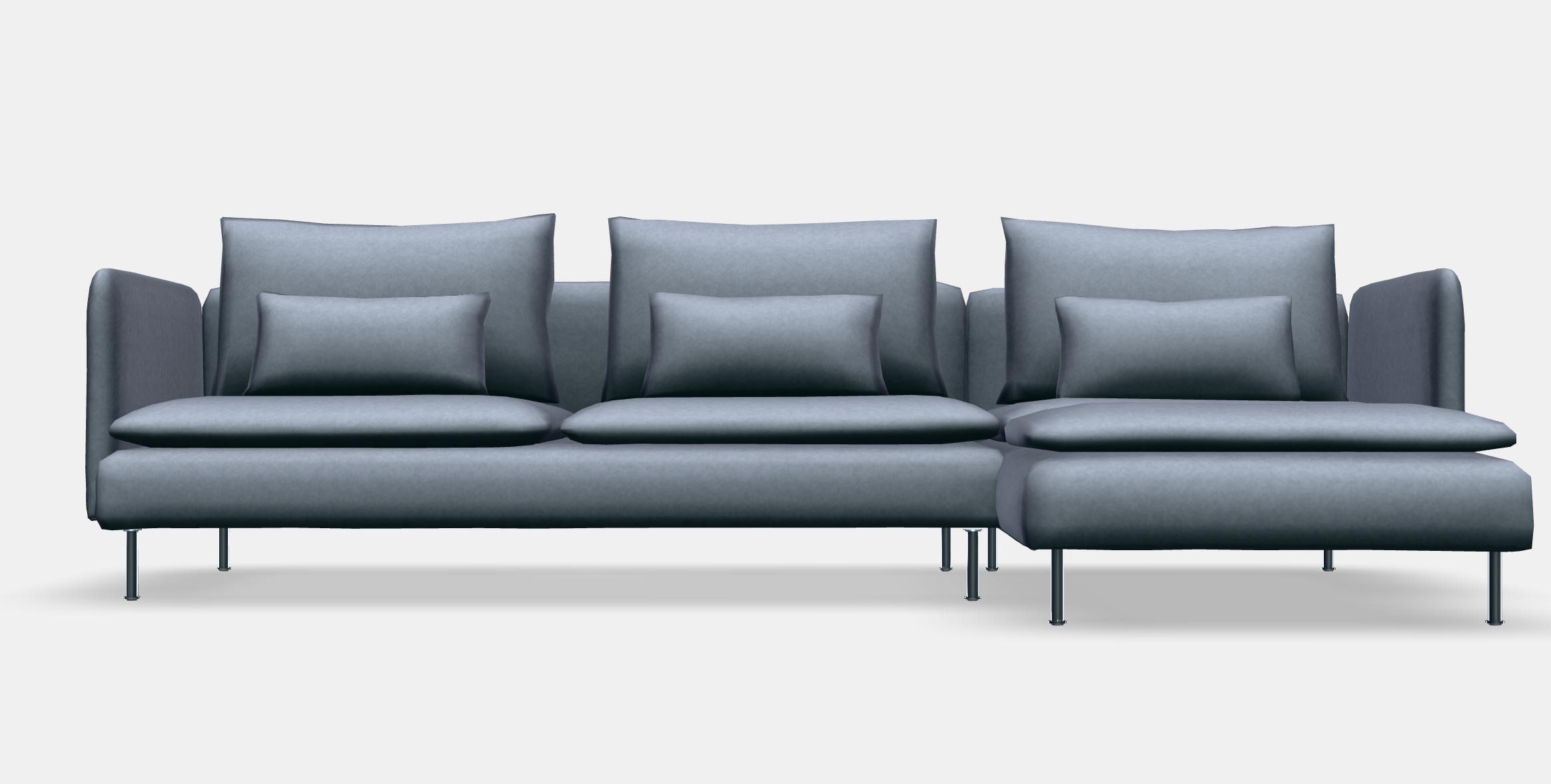 SODERHAMN 4-seat sofa with chaise longue 3 3D model_11
