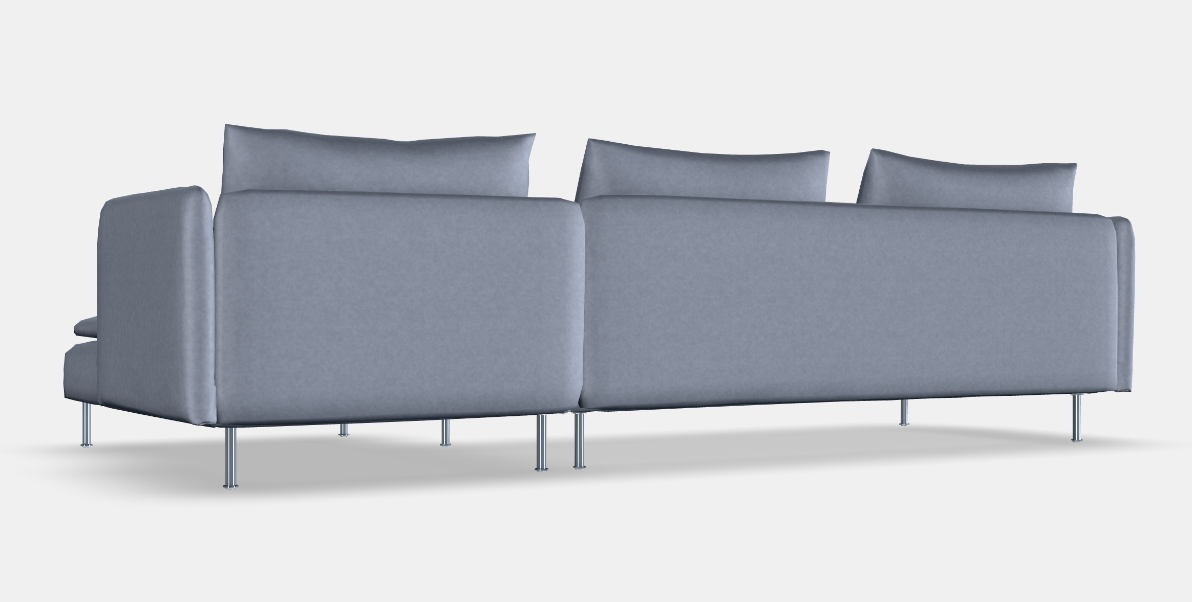 SODERHAMN 4-seat sofa with chaise longue 3 3D model_5