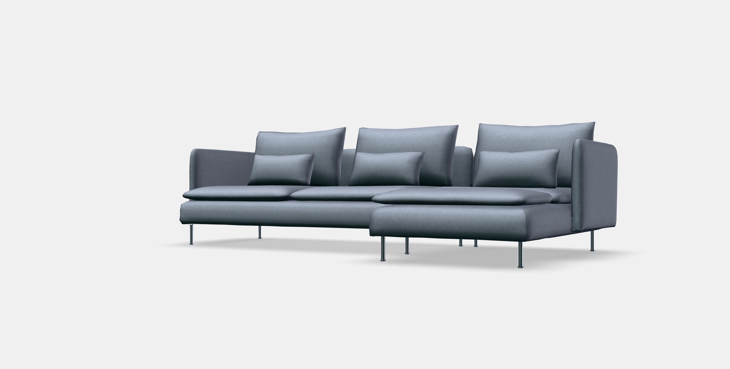 SODERHAMN 4-seat sofa with chaise longue 3 3D model_13