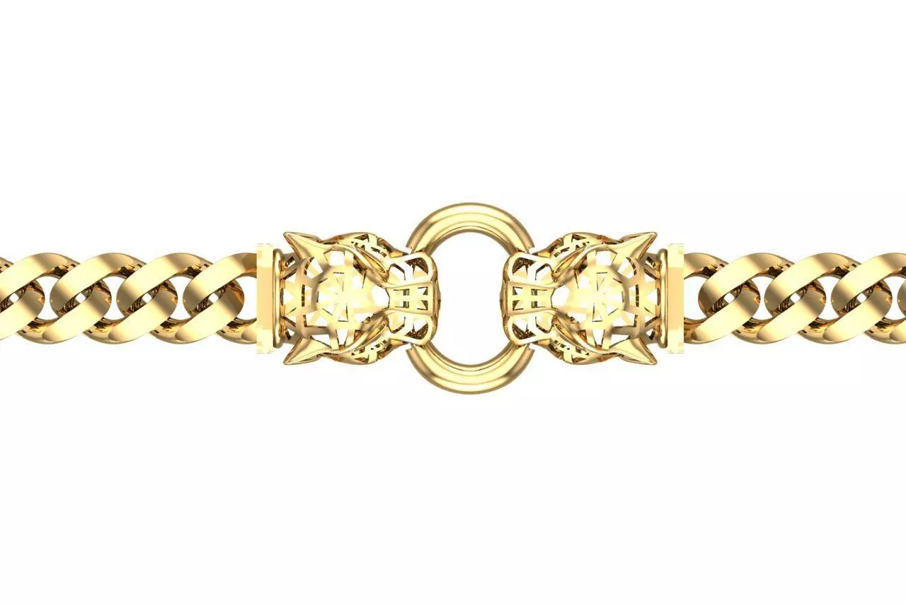 Panther bracelet 3D print model