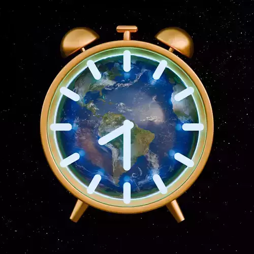 Earth Hour Clock 3D model