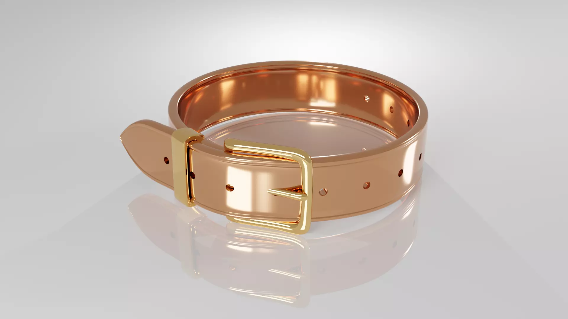 Belt Ring 3D model_0