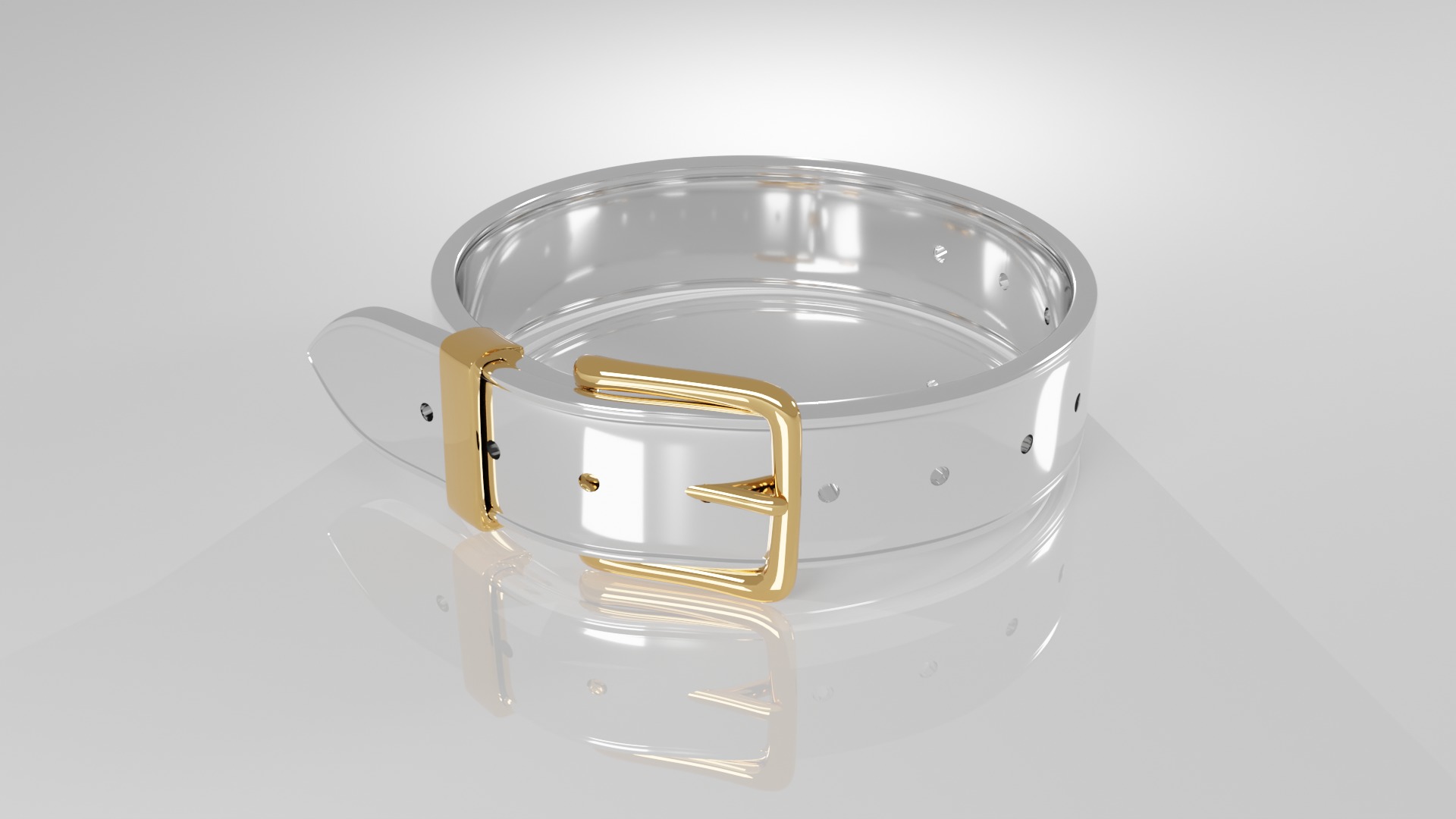 Belt Ring 3D model_4