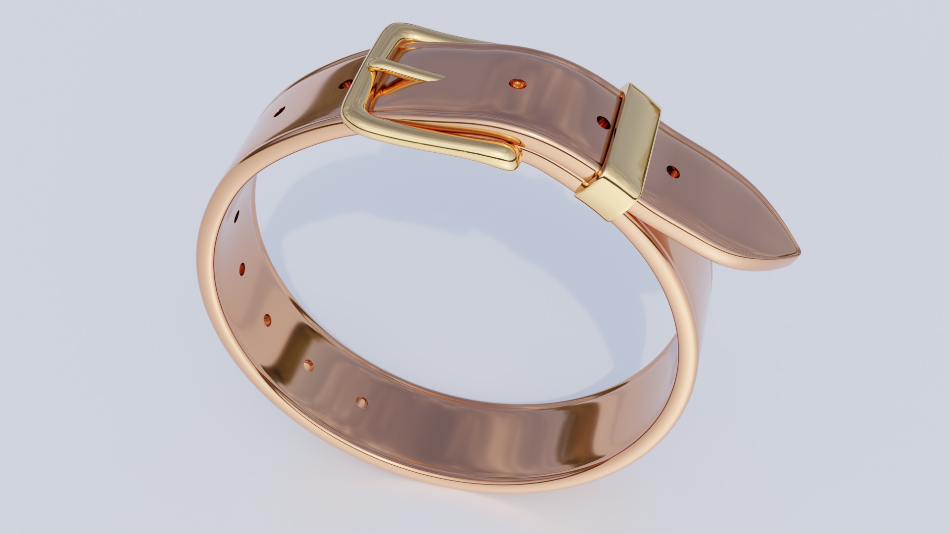 Belt Ring 3D model_1