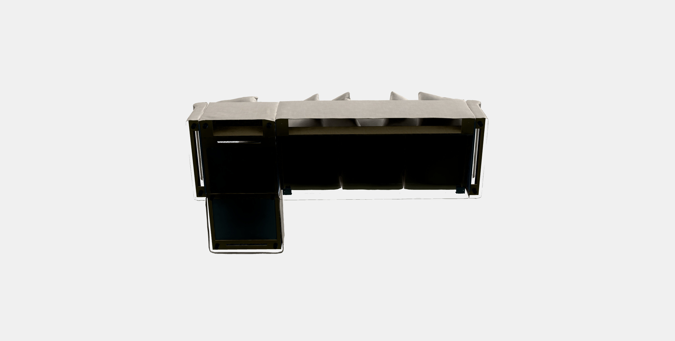 GRONLID Cover for 4-seat sofa 3D model_7