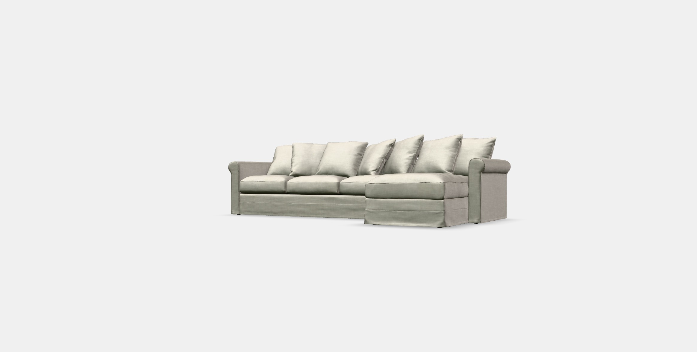 GRONLID Cover for 4-seat sofa 3D model_11