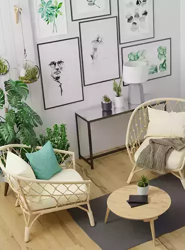  Interior Design 3D model
