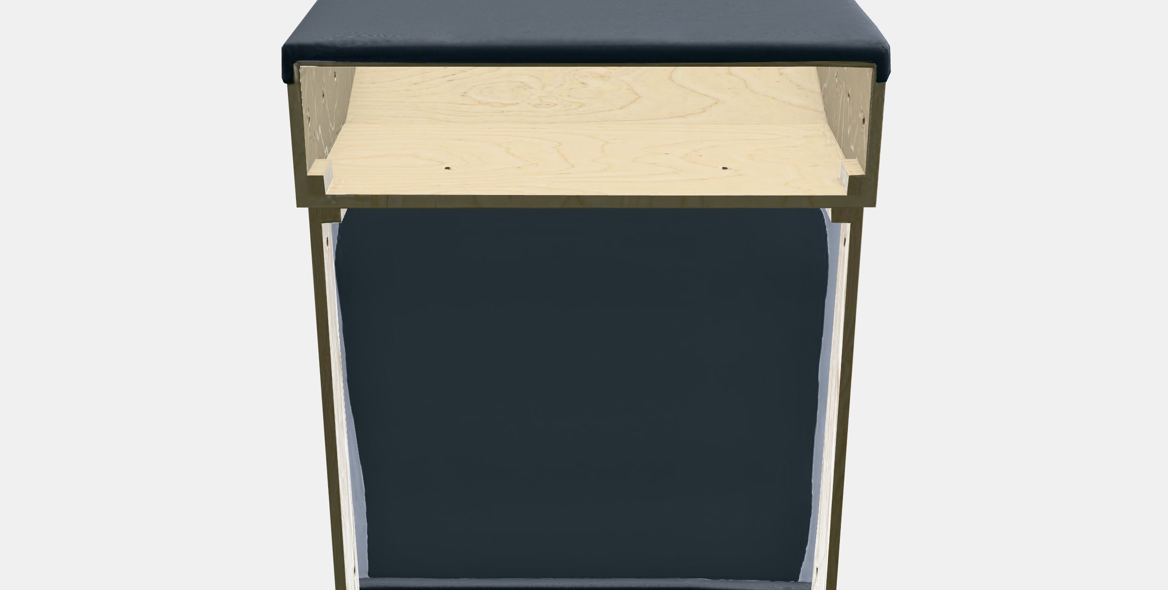 VIMLE Cover for 1-seat section 4 Low-poly 3D model_6