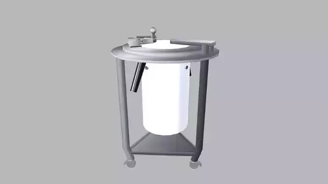 Vessel Drum Low-poly 3D model