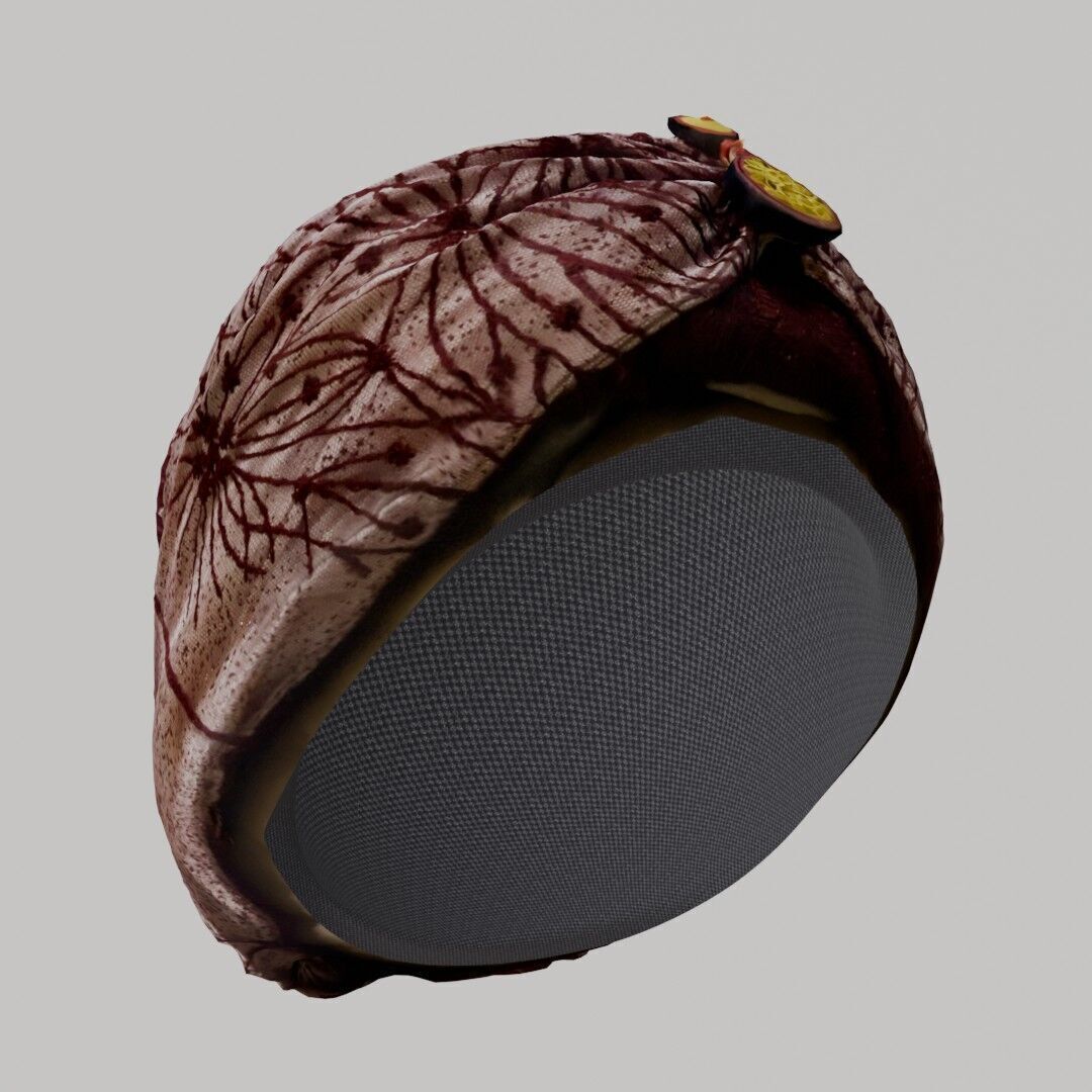 Turban 1717 Amamah 3D Scanned Model Low-poly 3D model_5