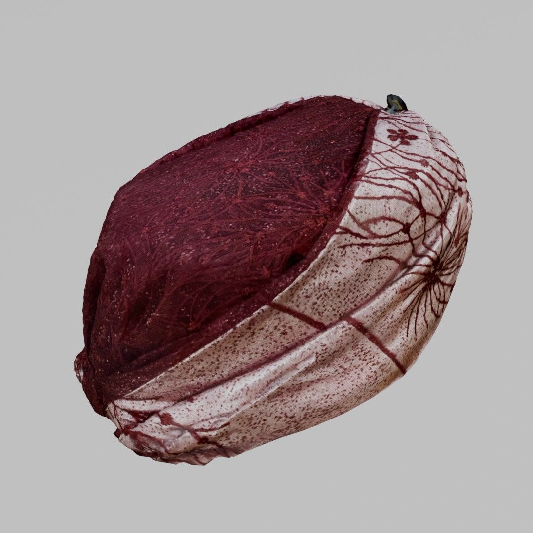 Turban 1717 Amamah 3D Scanned Model Low-poly 3D model_4