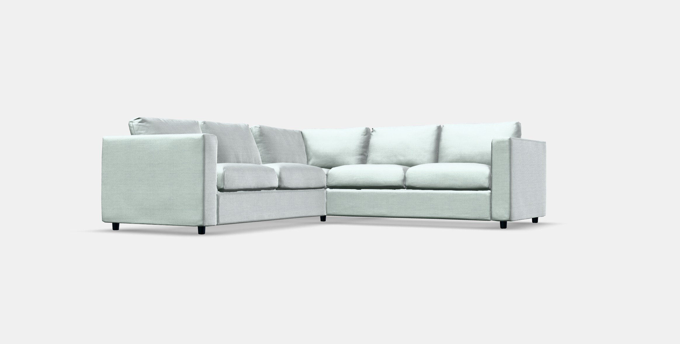 VIMLE Corner sofa 4-seat 5 Low-poly 3D model_13