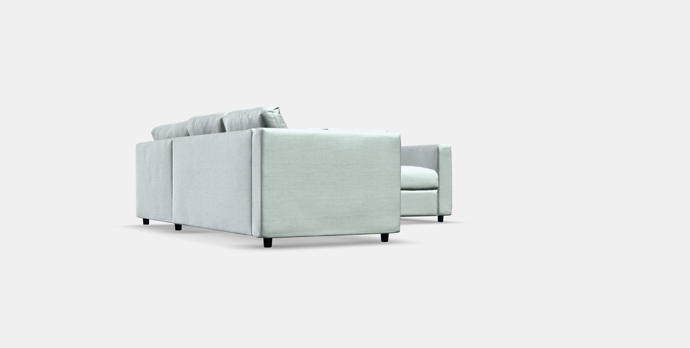VIMLE Corner sofa 4-seat 5 Low-poly 3D model_9