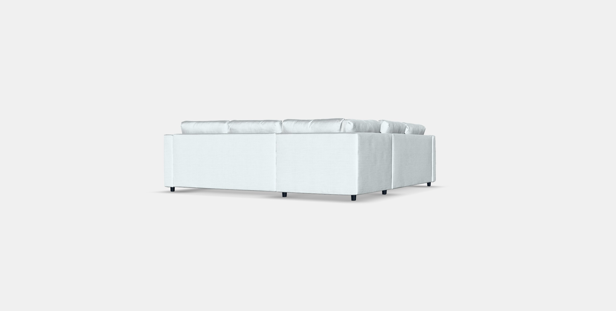 VIMLE Corner sofa 4-seat 5 Low-poly 3D model_5