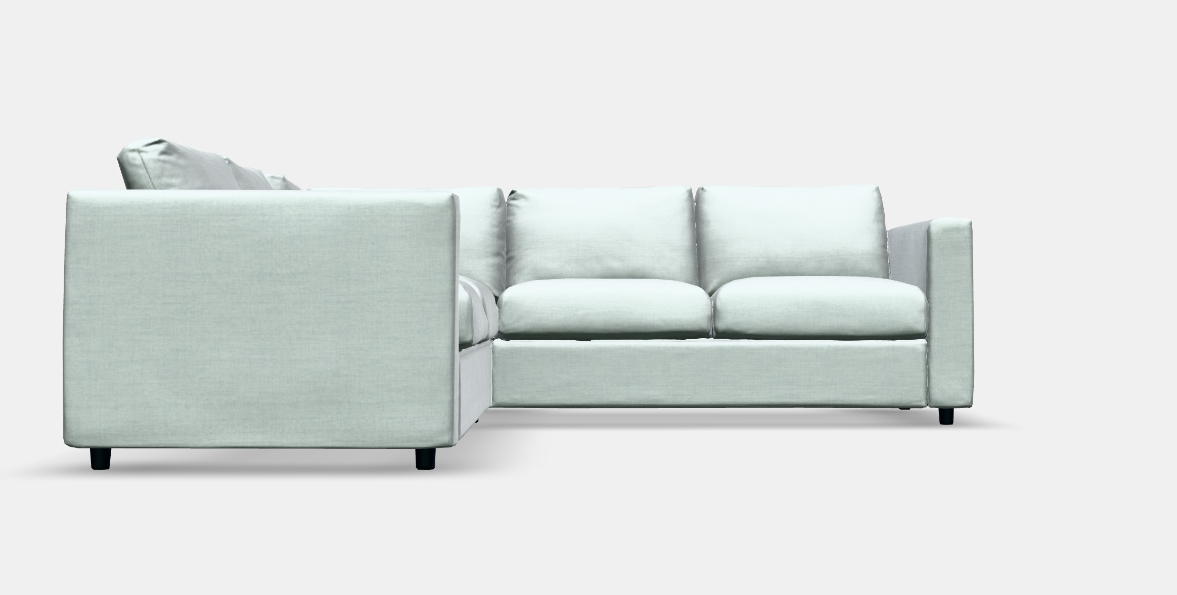 VIMLE Corner sofa 4-seat 5 Low-poly 3D model_11