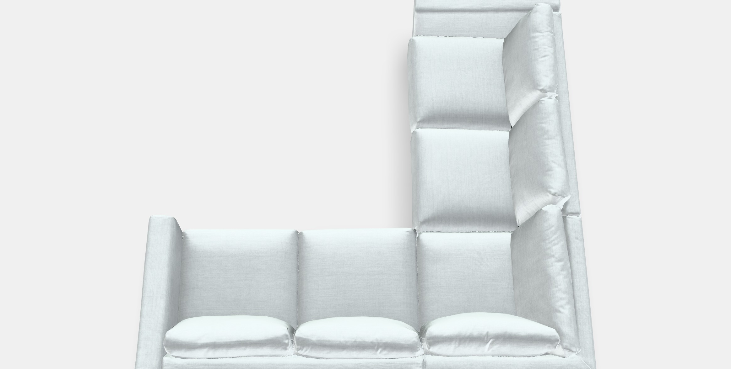 VIMLE Corner sofa 4-seat 5 Low-poly 3D model_4