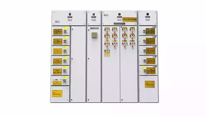 Electrical Panel Low Poly