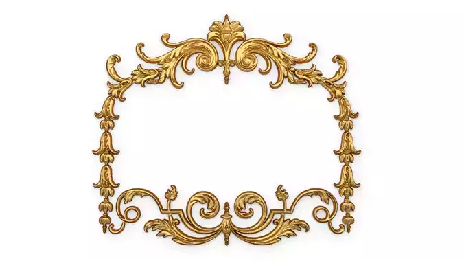 Plaster decorative frame ornament 26