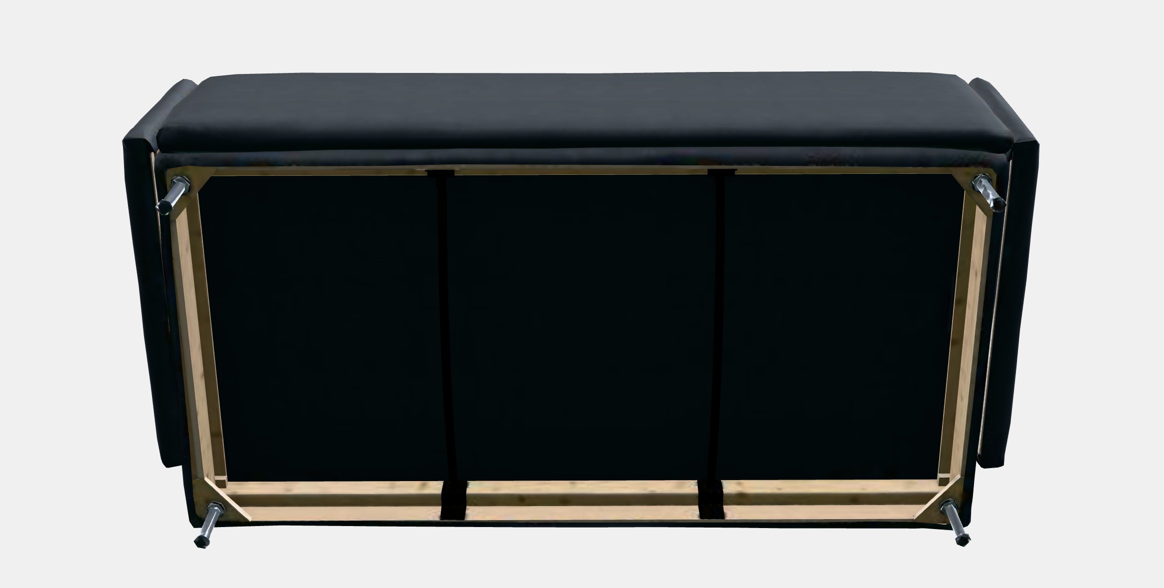 SODERHAMN 3-seat sofa 6 Low-poly 3D model_8