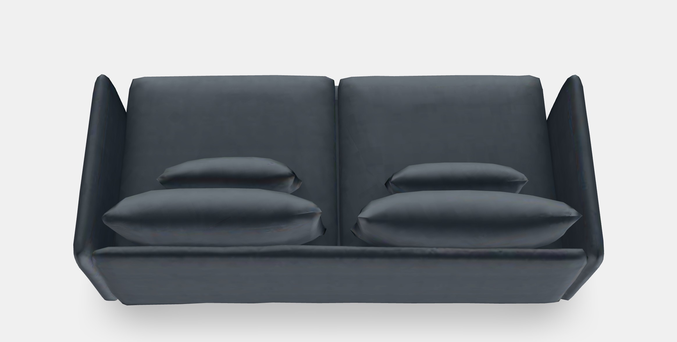 SODERHAMN 3-seat sofa 6 Low-poly 3D model_4