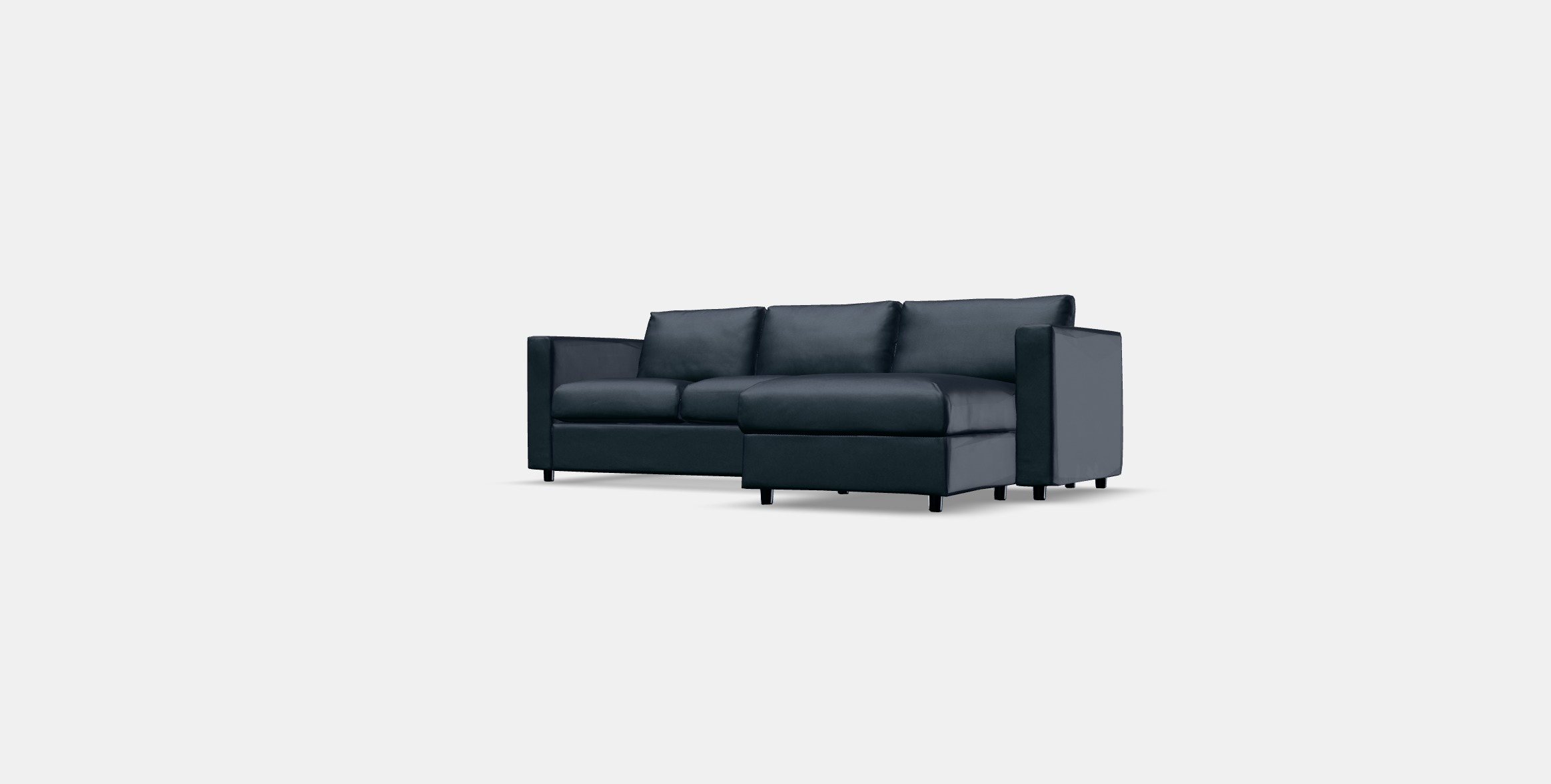 VIMLE Cover for 3-seat sofa 7 Low-poly 3D model_12