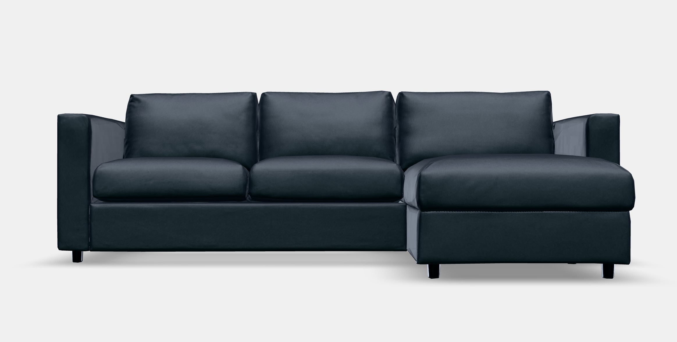 VIMLE Cover for 3-seat sofa 7 Low-poly 3D model_11