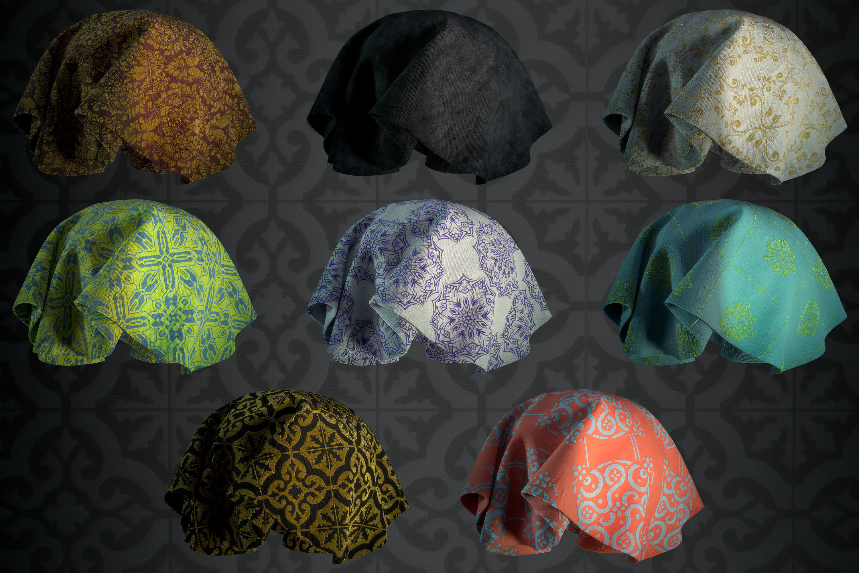 Fabric material - VOL 05 - Maps - Sbsar Texture_1