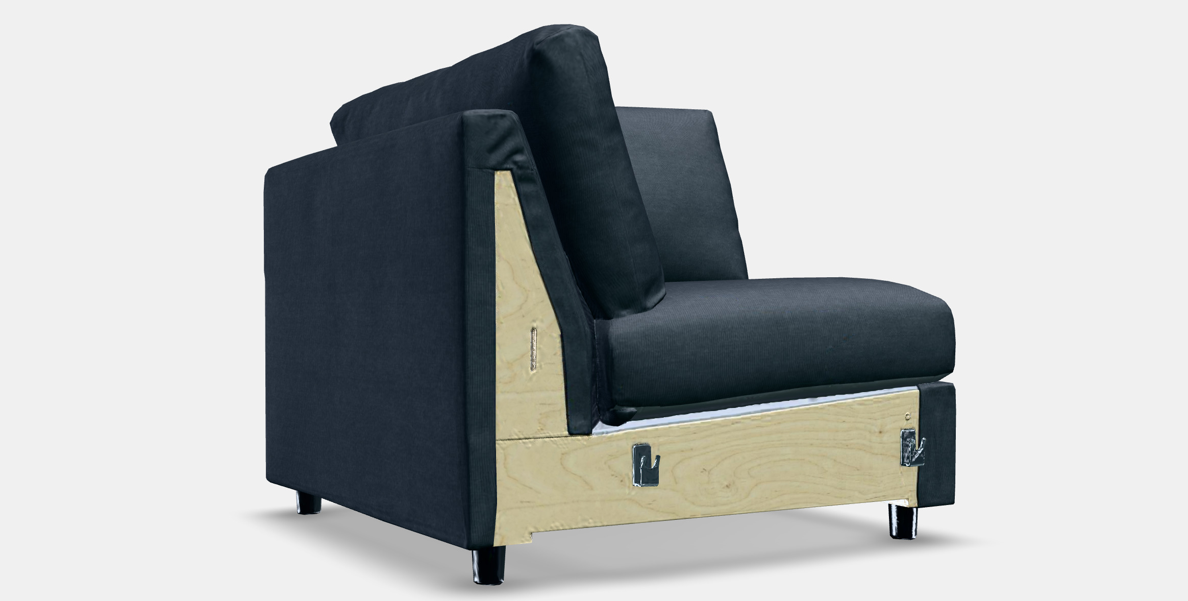 VIMLE Cover for corner section Low-poly 3D model_8