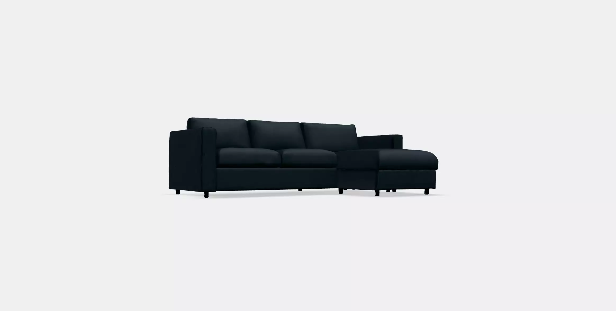 VIMLE 3-seat sofa 29 Low-poly 3D model_0