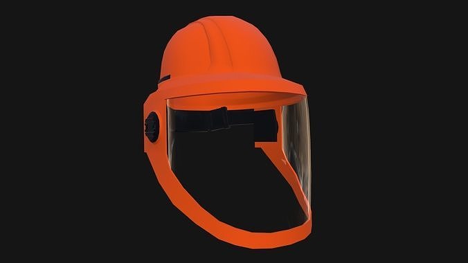 Safety Helmet Low-poly 3D model