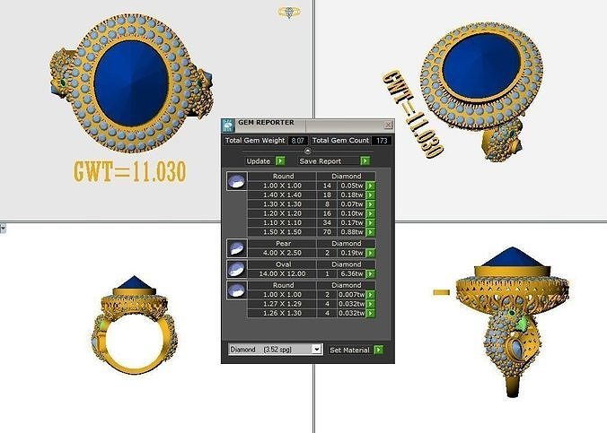 FASION RING 3D model